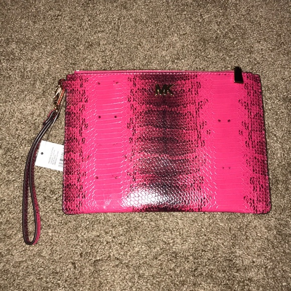 Michael Kors Snakeskin Clutch - Picture 6 of 8